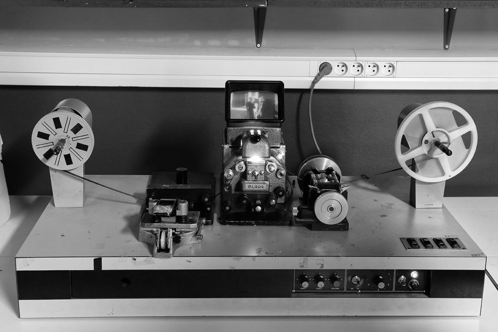 Banc de montage super 8